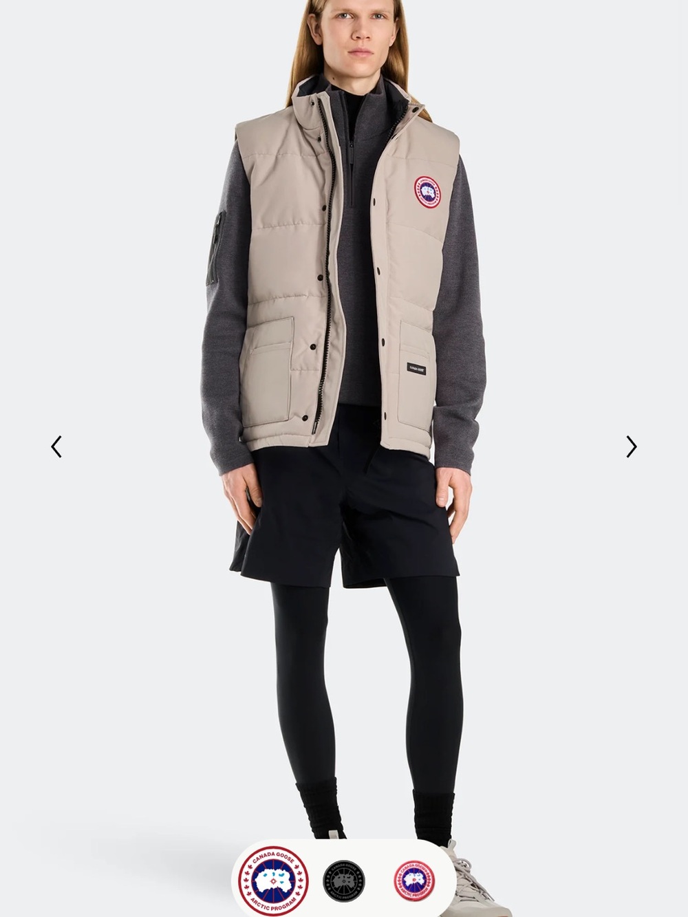 Canada Goose Men’s Sandstone Quilted Down Vest